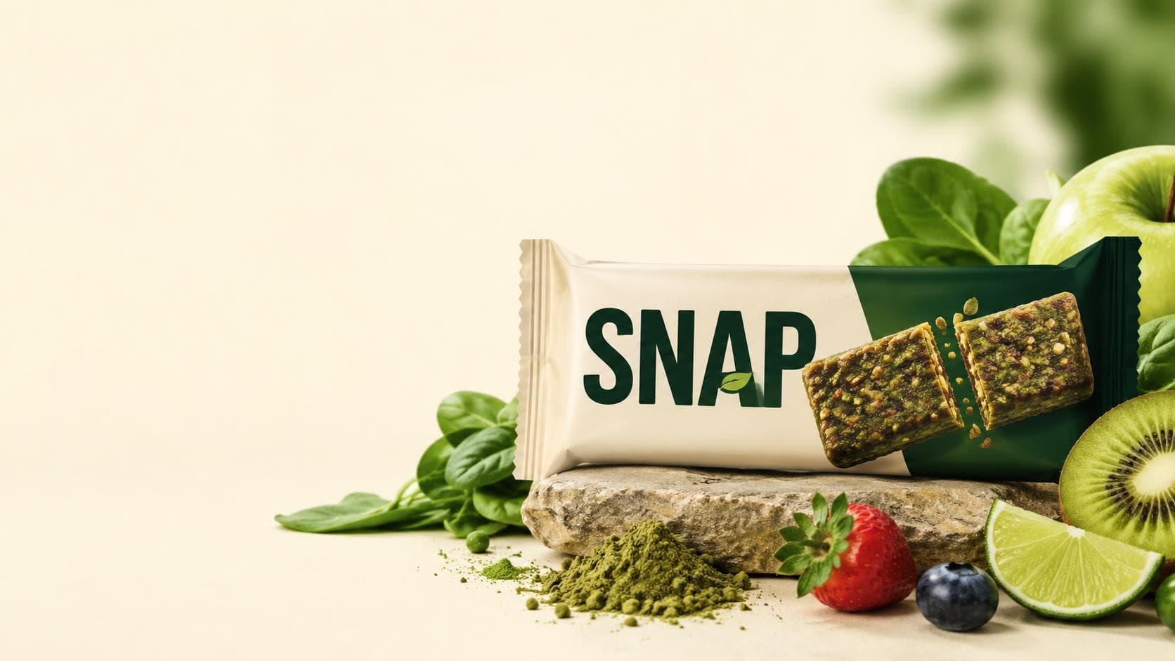 SNAP fruit and vegetable bar made from surplus supermarket produce